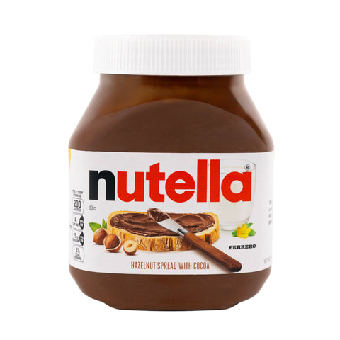 Crema de avellanas y Nutella con cacao