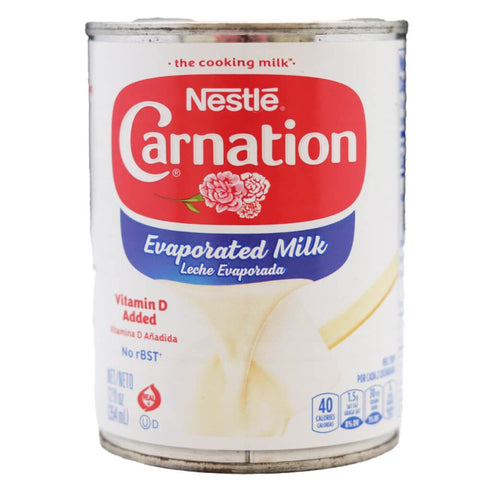 Leche evaporada Carnation sin azúcar 